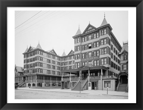 Framed Grand Atlantic Hotel, Atlantic City, NJ Print