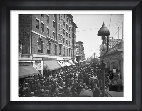 Framed Atlantic Avenue, Atlantic City, NJ Print