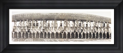 Framed Miss America Pageant September, 1953 Conventonal Hall, Atlantic City, NJ Print