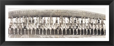 Framed Miss America Pageant September, 1953 Conventonal Hall, Atlantic City, NJ Print