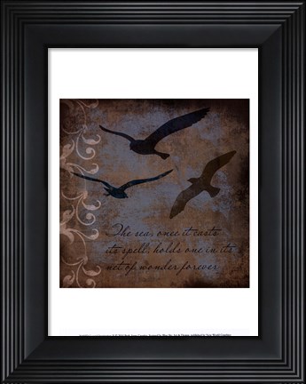 Framed Coastal Inspiration II Print