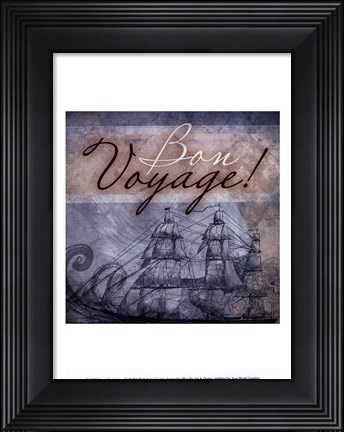 Framed Coastal Inspiration IV Print