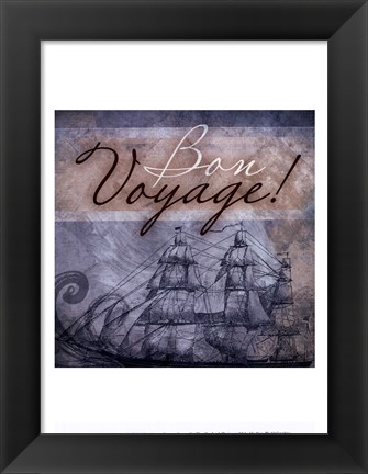Framed Coastal Inspiration IV Print