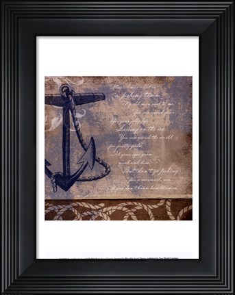 Framed Coastal Inspiration VI Print