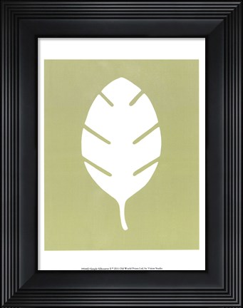 Framed Simple Silhouette II Print