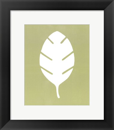 Framed Simple Silhouette II Print