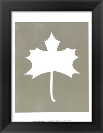 Framed Simple Sihouette IV Print