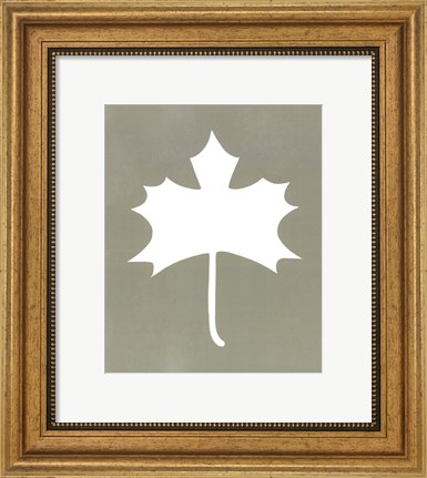 Framed Simple Sihouette IV Print