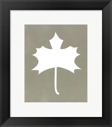 Framed Simple Sihouette IV Print