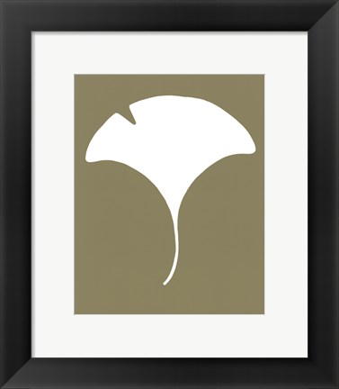 Framed Simple Silhouette VI Print