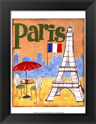 Framed Paris (A) Print
