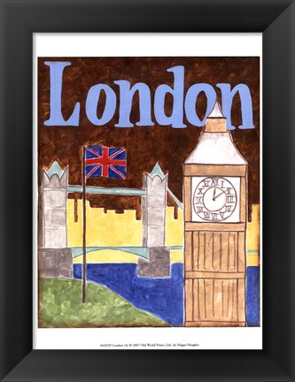 Framed London (A) Print