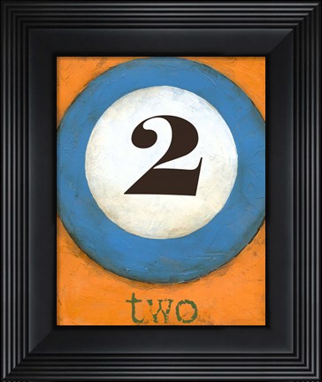 Framed Graphic Pool II Print
