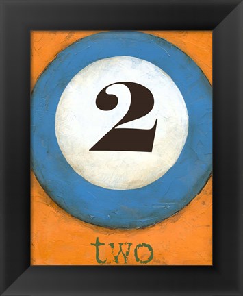 Framed Graphic Pool II Print