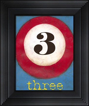 Framed Graphic Pool III Print