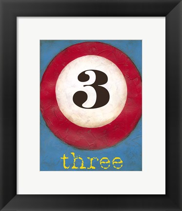 Framed Graphic Pool III Print