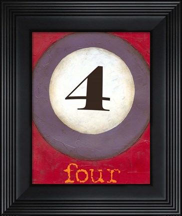Framed Graphic Pool IV Print