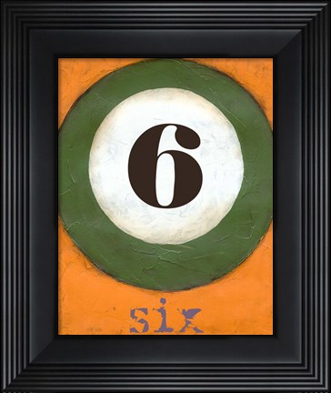 Framed Graphic Pool VI Print