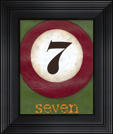 Framed Graphic Pool VII Print