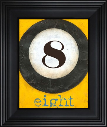 Framed Graphic Pool VIII Print