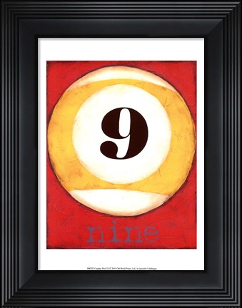 Framed Graphic Pool IX Print