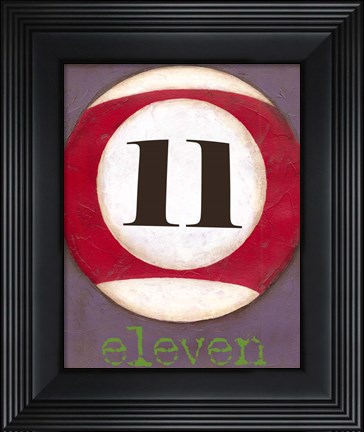 Framed Graphic Pool XI Print
