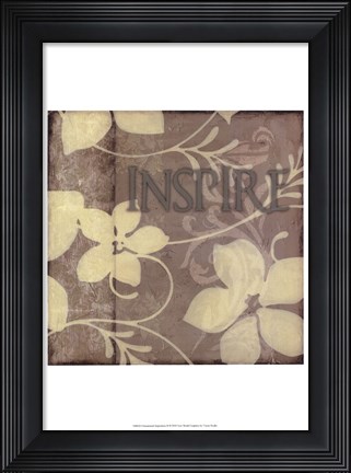 Framed Ornamental Inspiration II Print