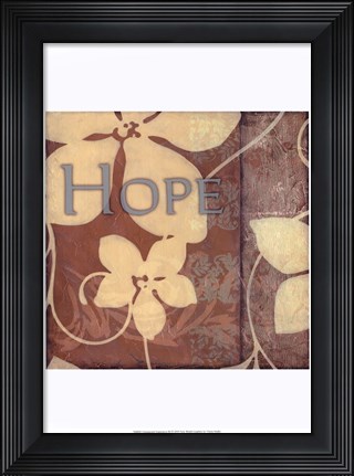 Framed Ornamental Inspiration III Print