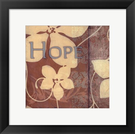 Framed Ornamental Inspiration III Print