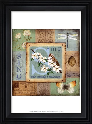 Framed Sweet Inspirations IV Print