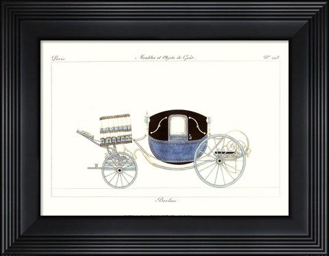 Framed Antique Carriage III Print