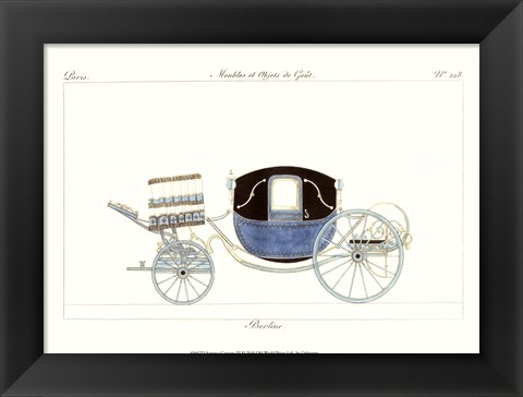 Framed Antique Carriage III Print