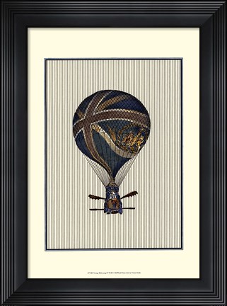 Framed Vintage Ballooning IV Print