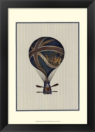 Framed Vintage Ballooning IV Print