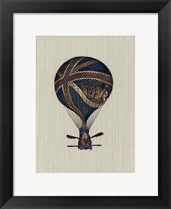 Framed Vintage Ballooning IV Print