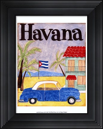 Framed Havana (A) Print