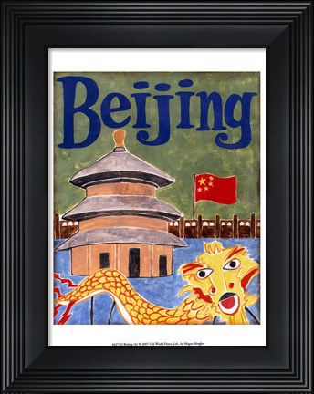 Framed Bejing (A) Print