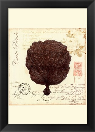 Framed Small Romance du Mer II Print