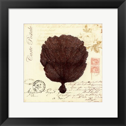 Framed Small Romance du Mer II Print