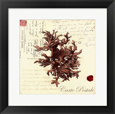Framed Small Romance du Mer III Print