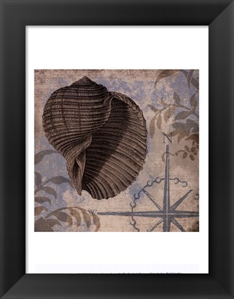 Framed Coastal Cottage III Print