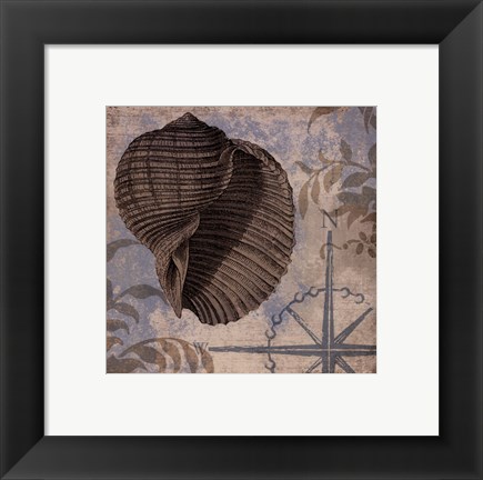 Framed Coastal Cottage III Print