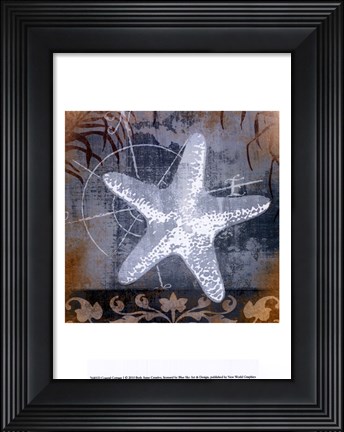 Framed Coastal Cottage I Print