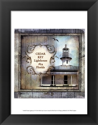 Framed Florida Lighthouse IV Print