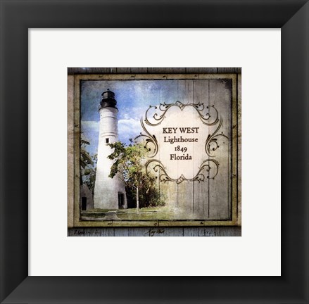 Framed Florida Lighthouse VI Print