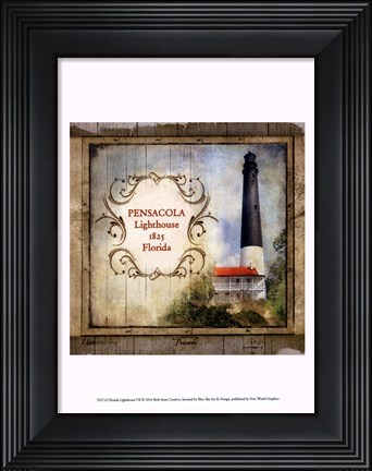 Framed Florida Lighthouse VII Print