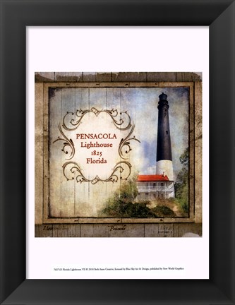 Framed Florida Lighthouse VII Print