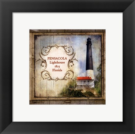 Framed Florida Lighthouse VII Print