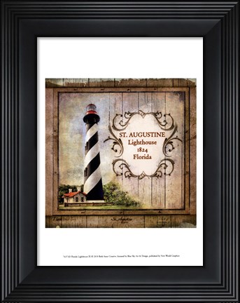 Framed Florida Lighthouse IX Print