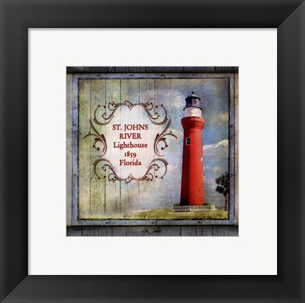 Framed Florida Lighthouse XI Print